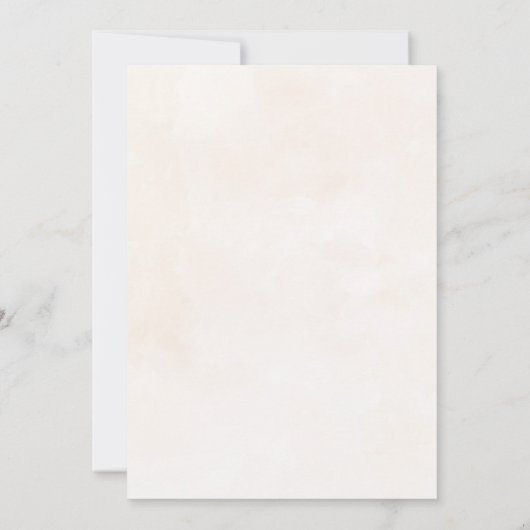 Brown Teddy Bear Plane Thank You Card (裏面)