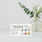 Brown The Attire QR Code enclosure Card  エンクロージャーカード (スタンド正面)