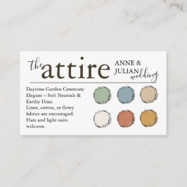 Brown The Attire QR Code enclosure Card  エンクロージャーカード