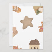 Brown Thingsお気に入りのがクリスマスをプレゼント 招待状 (裏面)