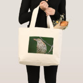 Brown Thrasher w/Catch Of The Day Gift Aparrel ラージトートバッグ (正面(商品))