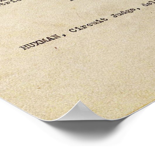 Brown v Board of Education 1951pg 1 & 2での意見 ポスター (角)