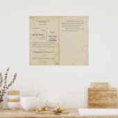 Brown v Board of Education 1951pg 1 & 2での意見 ポスター (キッチン)