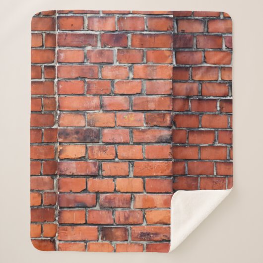 Brown wall brick シェルパブランケット (正面)