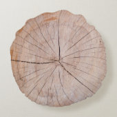 Brown wood slab ラウンドクッション (裏面)