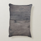 Brown wooden board アクセントクッション (裏面(縦))