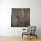 Brown wooden boards タペストリー (インサイチュ(横))