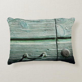 Brown wooden drawer アクセントクッション