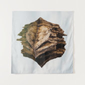 BROWN WOODEN FRAME タペストリー (正面(横))