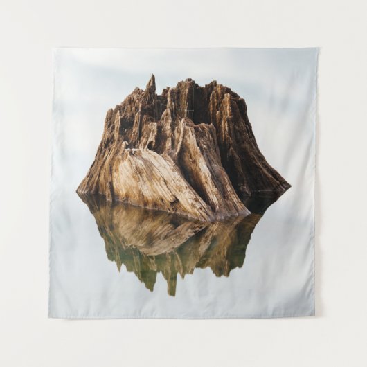 BROWN WOODEN FRAME タペストリー (正面)