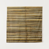 Brown wooden panel タペストリー (正面(横))