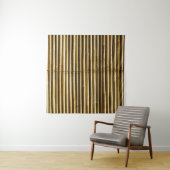 Brown wooden panel タペストリー (インサイチュ)