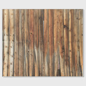 Brown wooden surface ラッピングペーパー (フラット)