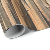 Brown wooden surface ラッピングペーパー (ロールコーナー)