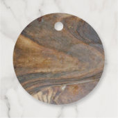 Brown Woodgrainの従業員へようこそ フェイバータグ (裏面)