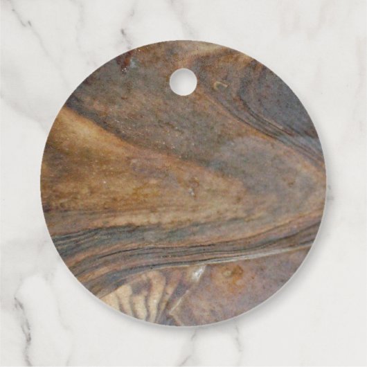 Brown Woodgrainの従業員へようこそ フェイバータグ (裏面)