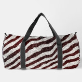 Brown Zebra ダッフルバッグ (裏面)