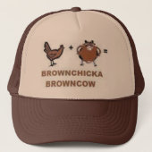 brownchickaのbrowncow キャップ (正面)