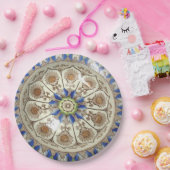 BrownfieldキプロスPolychrome 19C 9"紙皿 ペーパープレート (パーティー)