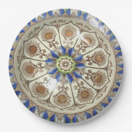 BrownfieldキプロスPolychrome 19C 9"紙皿 ペーパープレート