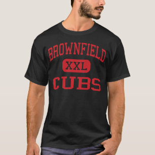 Brownfield -カブス-高等学校- Brownfieldテキサス州 Tシャツ