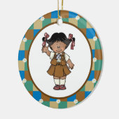 Brownie3 セラミックオーナメント (左)