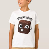 Brownie Points Funny Snack Pun  Tシャツ (正面)