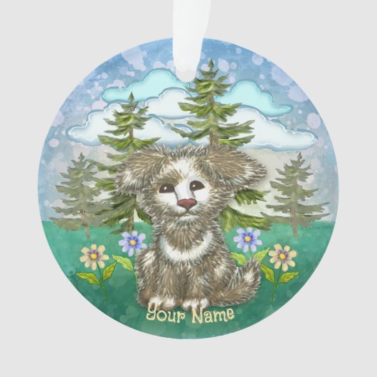 Brownie Pup Dog  オーナメント (正面)