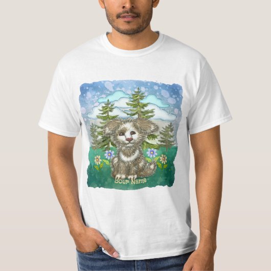 Brownie Pup Dog t-shirt Tシャツ (正面)
