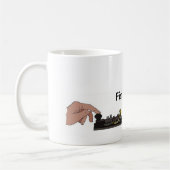 Brownielocks著アマチュア無線の"握りこぶしの戦い"のマグ コーヒーマグカップ (左)