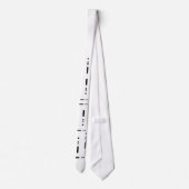 Brownielocks著モールス符号の"タイ"のタイ ネクタイ (裏面)