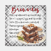 Brownies Recipe マグネット (正面)