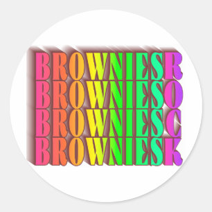 BROWNIESROCK ラウンドシール