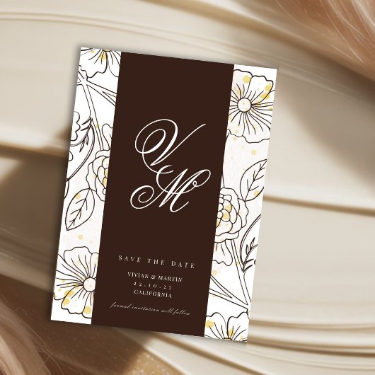 Browning On Love日付の保存 招待状