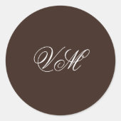 Browning On Love Wedding ラウンドシール (正面)