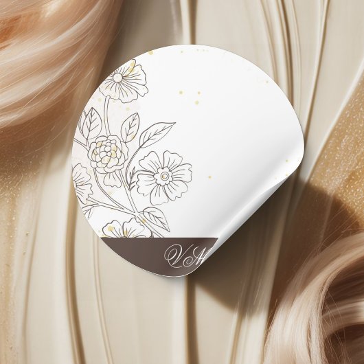 Browning On Love Wedding ラウンドシール