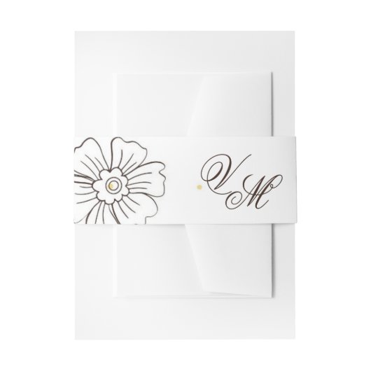 Browning On Love Wedding 招待状ベリーバンド (正面例)