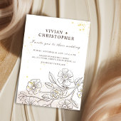 Browning On Love Wedding Invitation 招待状