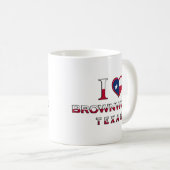 Brownwood、テキサス州 コーヒーマグカップ (正面右)