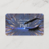 Brows Aftercare Blue PMU Microblading Henna Salon 名刺 (正面)