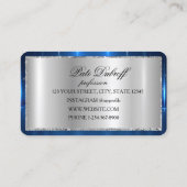 Brows Aftercare Blue PMU Microblading Henna Salon 名刺 (裏面)