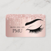 Brows Aftercare Blue PMU Microblading Henna Salon 名刺 (正面)