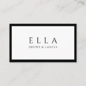 Brows & LashesサロンLash Extensions 名刺 (正面)