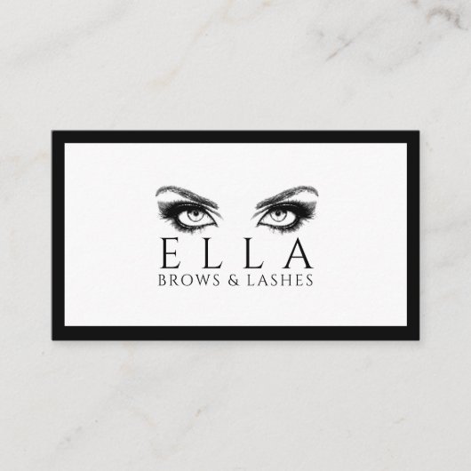 Brows & LashesサロンLash Extensions 名刺 (正面)
