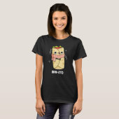 Brr-ito凍おもしろい凍する冷たいブリトー・プンダークBG Tシャツ (正面フル)