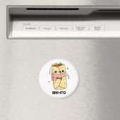 Brr-ito凍おもしろい凍する冷たいブリートパン マグネット (インサイチュ (食洗機))