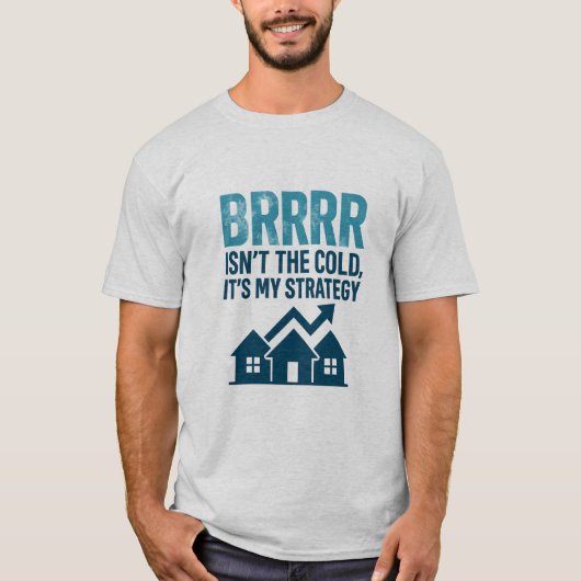 BRRRRこれが私の戦略プレミアム Tシャツ (正面)