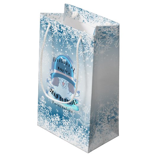 Brrrrのベビーそれは冷たい外の人3です スモールペーパーバッグ (裏面アングル)