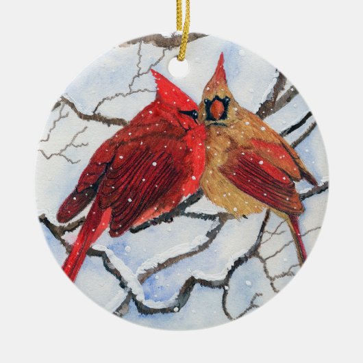 Brrrrrそれは冷たいです セラミックオーナメント (正面)