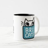 Bru猫のコーヒー・マグ ツートーンマグカップ (正面右)
